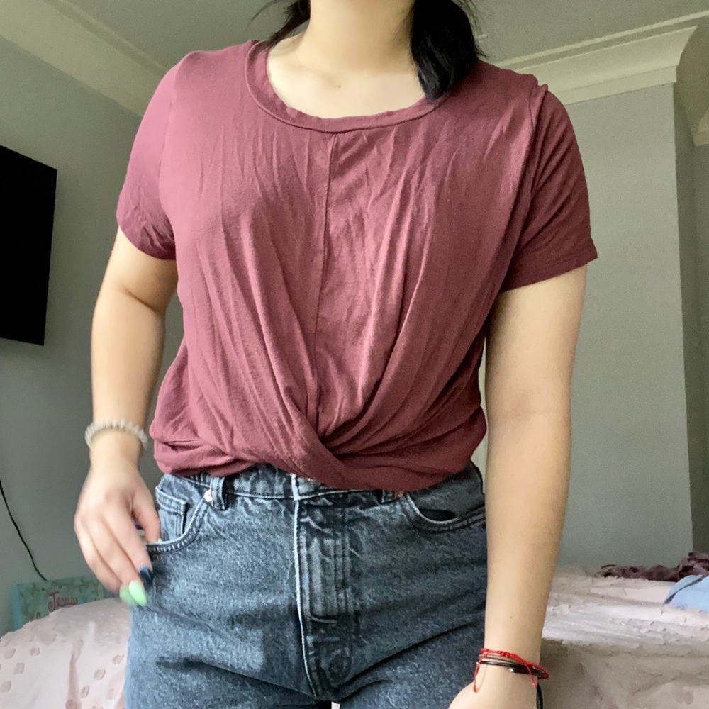 Maroon Top